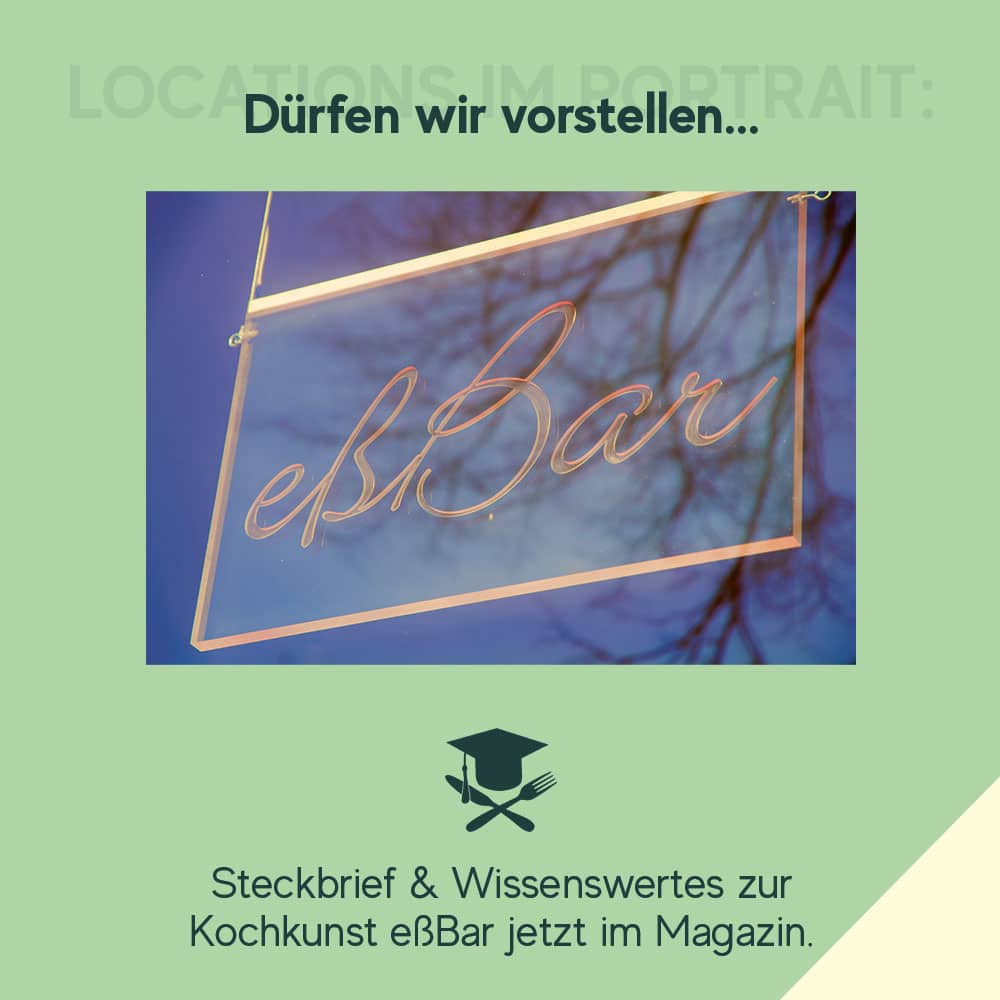Steckbrief & Wissenswertes zur eßBar in Münster von Anette Ude und Ulrike Schulte jetzt im Studierendenfutter Magazin.