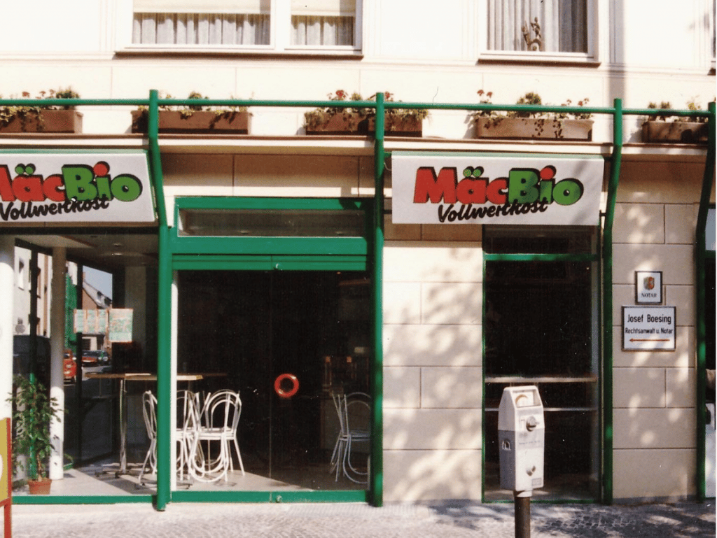 Ales Ladenlokal von MäcBio, dem Vorgänger des heutigen Mach Mittag.